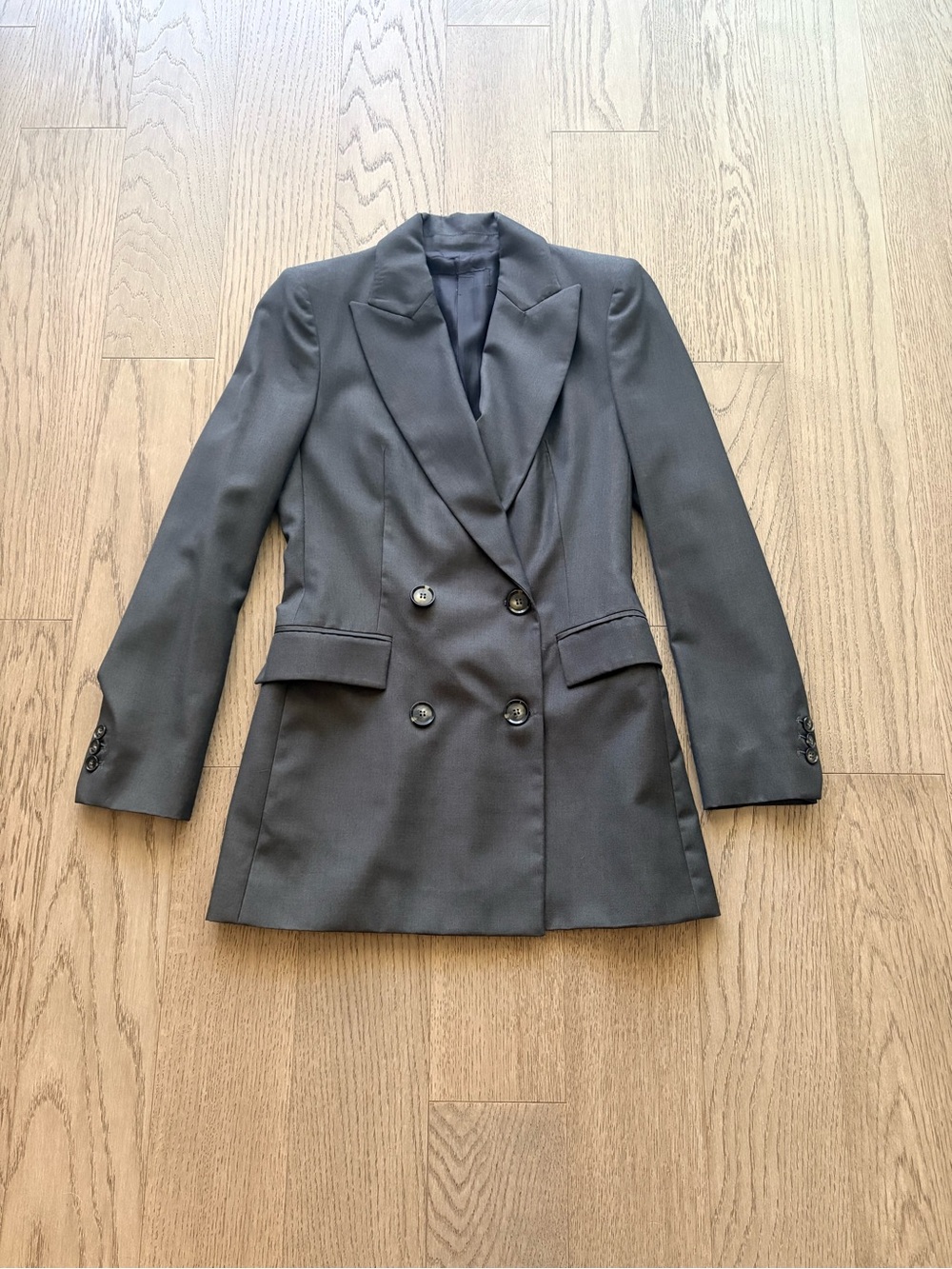 Double-Breasted Women's Blazer Jacket